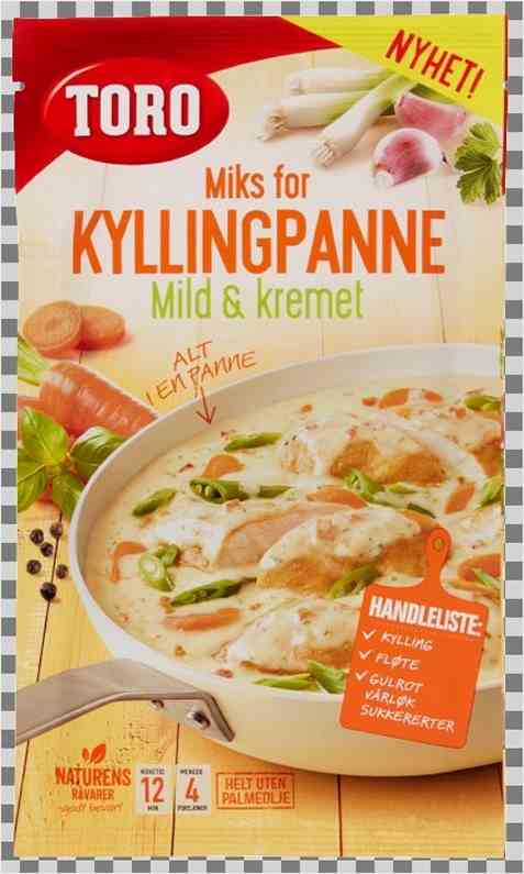 Bilde av Toro Miks for kyllingpanne mild kremet. Bilde av Toro Miks for kyllingpanne mild kremet.