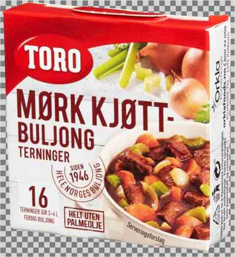Bilde av Toro Mørkt Kjøttbuljong terning. Bilde av Toro Mørkt Kjøttbuljong terning.