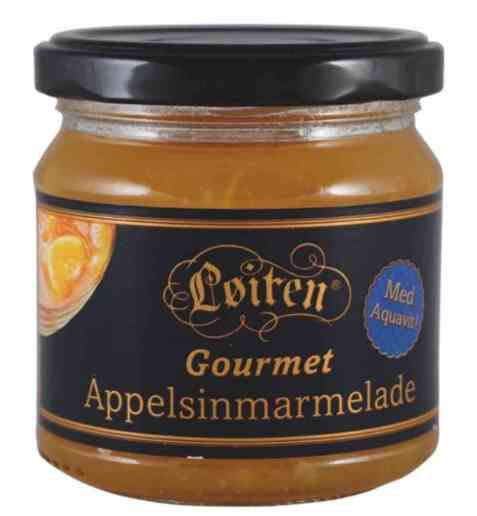 Bilde av Løiten Appelsinmarmelade med Aquavit. Bilde av Løiten Appelsinmarmelade med Aquavit.