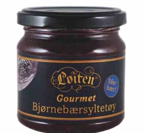 Bilde av Løiten Bjørnebærsyltetøy Gourmet. Bilde av Løiten Bjørnebærsyltetøy Gourmet.