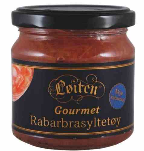 Bilde av Løiten Rabarbrasyltetøy Gourmet. Bilde av Løiten Rabarbrasyltetøy Gourmet.