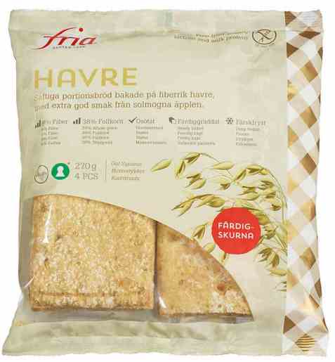 Bilde av Fria glutenfrie havrerundstykker. Bilde av Fria glutenfrie havrerundstykker.