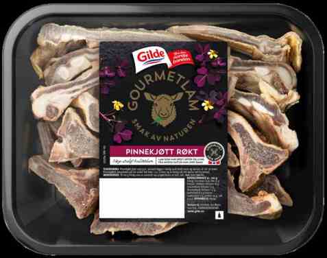 Bilde av Gilde Gourmetlam pinnekjøtt røkt. Bilde av Gilde Gourmetlam pinnekjøtt røkt.