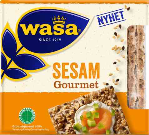 Bilde av Wasa Sesam gourmet. Bilde av Wasa Sesam gourmet.
