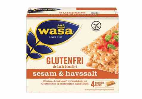 Bilde av Wasa Glutenfri & Laktosefri Sesam & Havsalt.