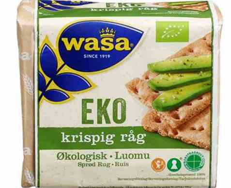 Bilde av Wasa Eko Krispig RÃ¥g. Bilde av Wasa Eko Krispig RÃ¥g.