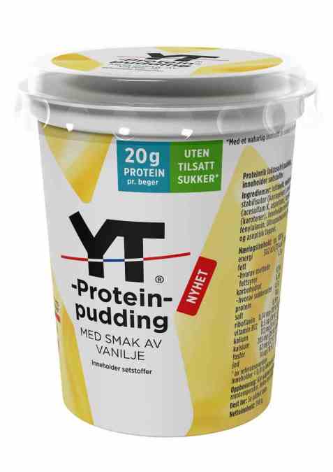 Bilde av Tine YT Proteinpudding vanilje. Bilde av Tine YT Proteinpudding vanilje.