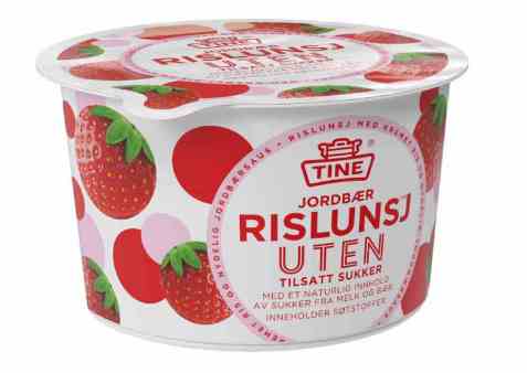 Bilde av Tine rislunsj med jordbær uten.