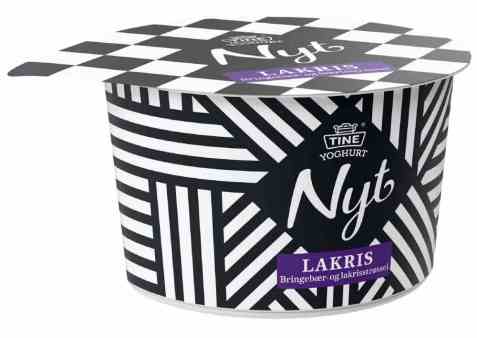 Bilde av Tine Yoghurt Nyt Lakris. Bilde av Tine Yoghurt Nyt Lakris.