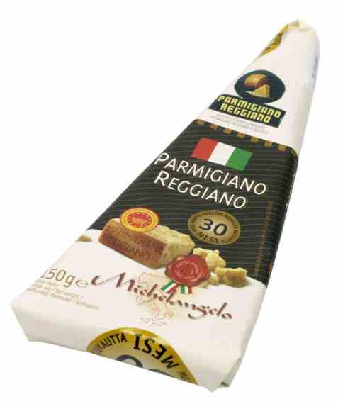 Bilde av Michelangelo Parmigiano Reggiano 30 mnd 150 g. Bilde av Michelangelo Parmigiano Reggiano 30 mnd 150 g.
