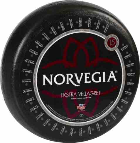 Bilde av Tine Norvegia ekstra vellagret 10 kg. Bilde av Tine Norvegia ekstra vellagret 10 kg.