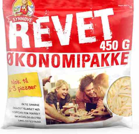 Bilde av Synnøve Revet Økonomipakke 500 gr. Bilde av Synnøve Revet Økonomipakke 500 gr.