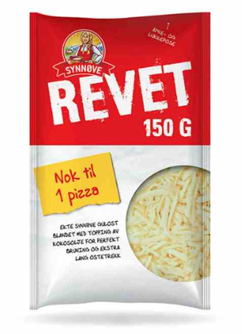 Bilde av Synnøve Revet Økonomipakke 150 gr. Bilde av Synnøve Revet Økonomipakke 150 gr.