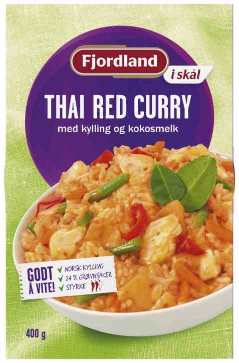 Bilde av Fjordland Thai Red Curry 400g. Bilde av Fjordland Thai Red Curry 400g.