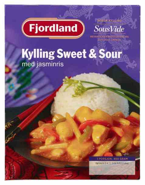 Bilde av Fjordland Kylling sweet & sour 460 g. Bilde av Fjordland Kylling sweet & sour 460 g.