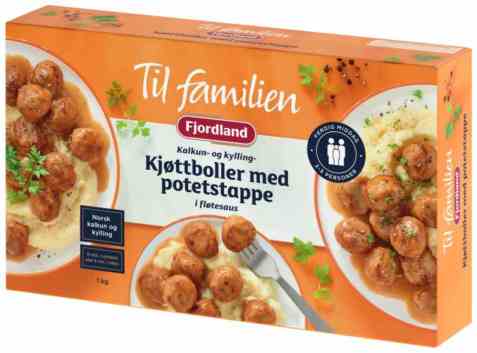 Bilde av Fjordland til familien Kyllingkjøttboller. Bilde av Fjordland til familien Kyllingkjøttboller.