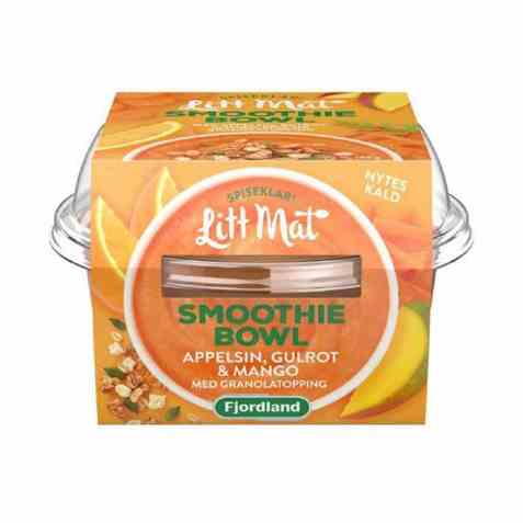 Bilde av Fjordland Litt Mat Smoothie bowl appelsin/gulrot/mango.