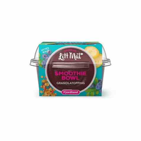 Bilde av Fjordland Litt Mat Smoothie bowl blåbær.