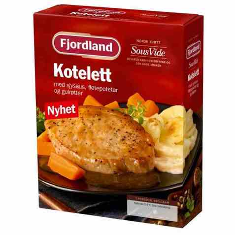Bilde av Fjordland Koteletter m/fløtepoteter. Bilde av Fjordland Koteletter m/fløtepoteter.