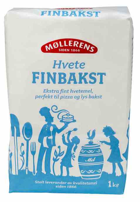 Bilde av Møllerens finbakstmel. Bilde av Møllerens finbakstmel.