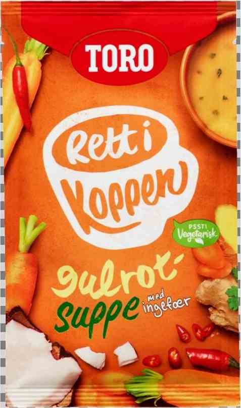 Bilde av Toro Rett i koppen Gulrotsuppe. Bilde av Toro Rett i koppen Gulrotsuppe.
