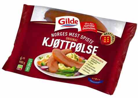 Bilde av Gilde Kjøttpølse Original 900g. Bilde av Gilde Kjøttpølse Original 900g.