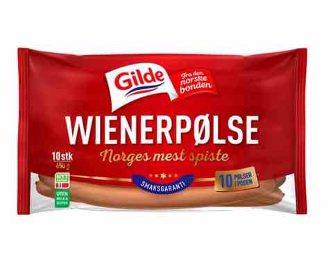 Bilde av Gilde Wienerpølser 650 gr. Bilde av Gilde Wienerpølser 650 gr.