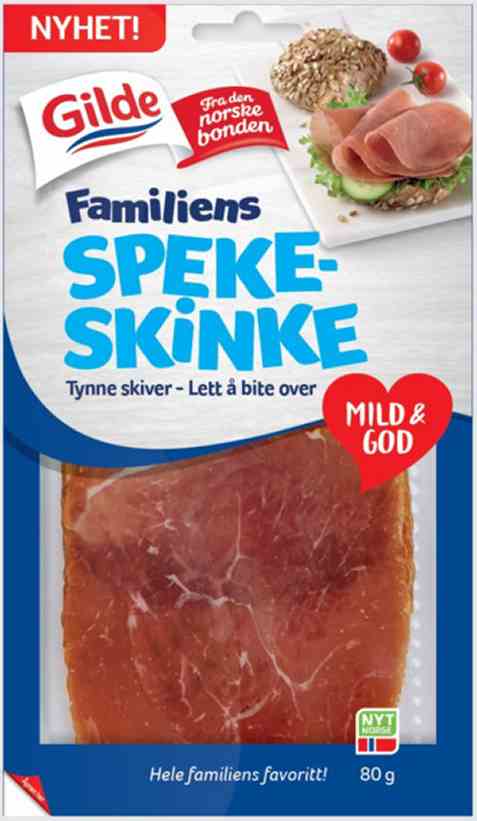Bilde av Gilde familiens spekeskinke 80 gr. Bilde av Gilde familiens spekeskinke 80 gr.