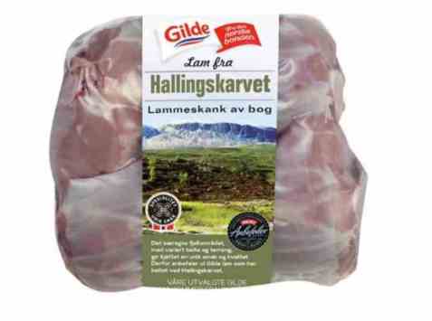 Bilde av Gilde hallingskarvet lammeskank av bog. Bilde av Gilde hallingskarvet lammeskank av bog.