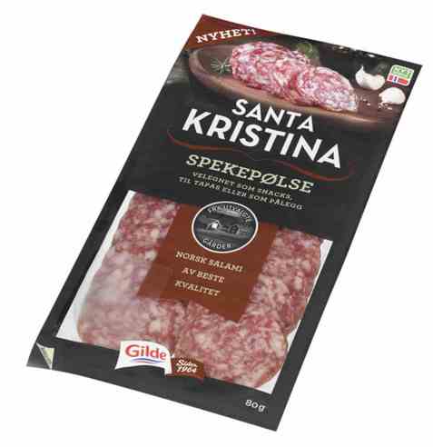Bilde av Gilde Santa Kristina spekepølse 80 gr. Bilde av Gilde Santa Kristina spekepølse 80 gr.