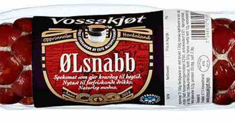 Bilde av Vossakjøt ølsnabb. Bilde av Vossakjøt ølsnabb.