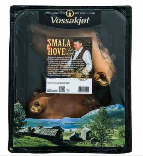 Bilde av Vossakjøt eldhusrøykt smalahove. Bilde av Vossakjøt eldhusrøykt smalahove.