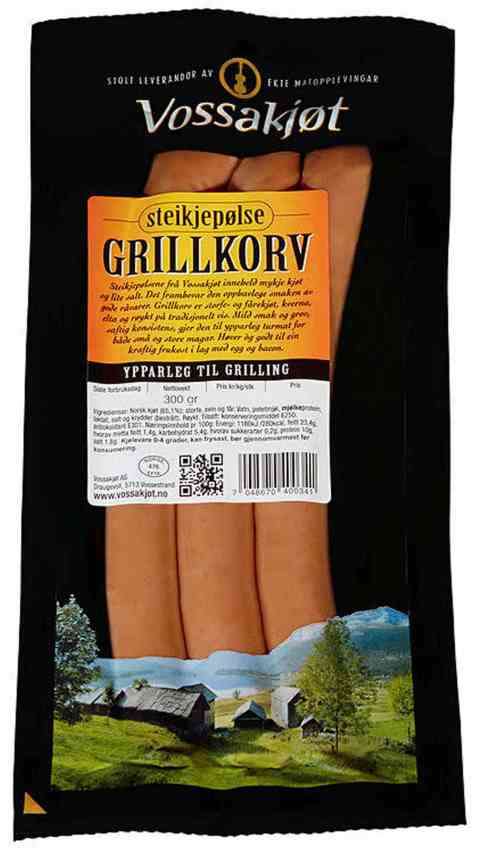 Bilde av Vossakjøt grillkorv.