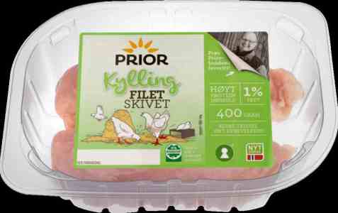 Bilde av Prior kyllingfilet skivet 400 gr. Bilde av Prior kyllingfilet skivet 400 gr.
