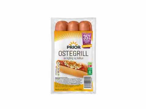 Bilde av Prior Ostegrill Kylling og kalkun 480 gr. Bilde av Prior Ostegrill Kylling og kalkun 480 gr.