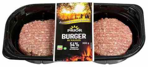 Bilde av Prior kalkunburger. Bilde av Prior kalkunburger.
