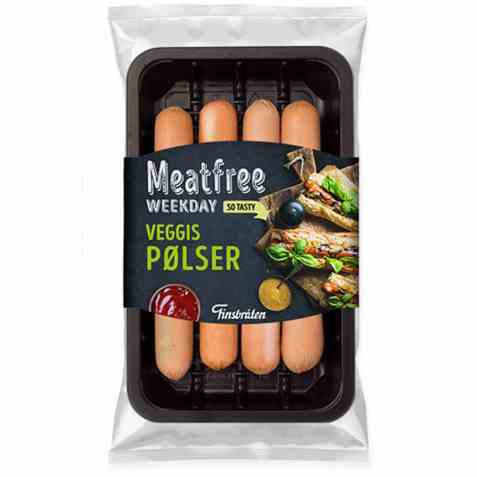 Bilde av Go vegan grillpølser 200gr. Bilde av Go vegan grillpølser 200gr.