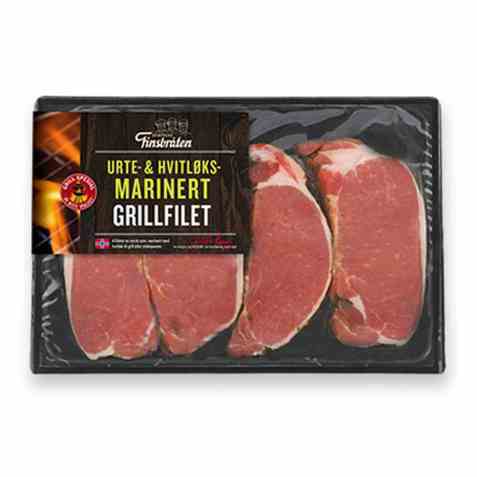 Bilde av Finsbråten Urte- & Hvitløks-marinert grillfilet. Bilde av Finsbråten Urte- & Hvitløks-marinert grillfilet.