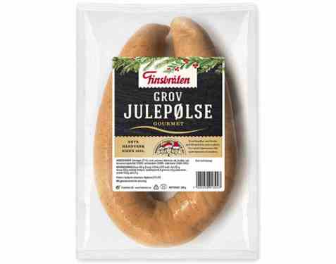 Bilde av Finsbråten julepølse grov. Bilde av Finsbråten julepølse grov.