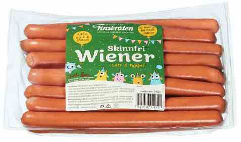 Bilde av Finsbråten skinnfri wienerpølse. Bilde av Finsbråten skinnfri wienerpølse.
