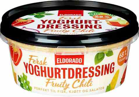 Bilde av Eldorado yoghurtdressing fruity chili. Bilde av Eldorado yoghurtdressing fruity chili.