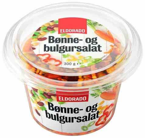 Bilde av Eldorado bønne og bulgursalat.