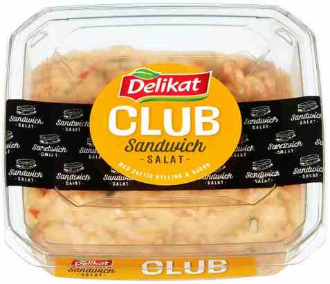 Bilde av Delikat Club sandwich salat. Bilde av Delikat Club sandwich salat.