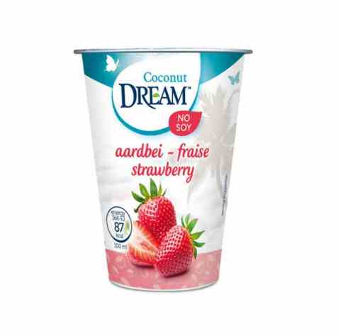 Bilde av Rice Dream kokosgurt jordbær. Bilde av Rice Dream kokosgurt jordbær.