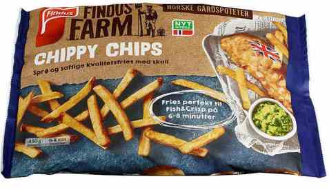 Bilde av Findus Farm chippy chips. Bilde av Findus Farm chippy chips.