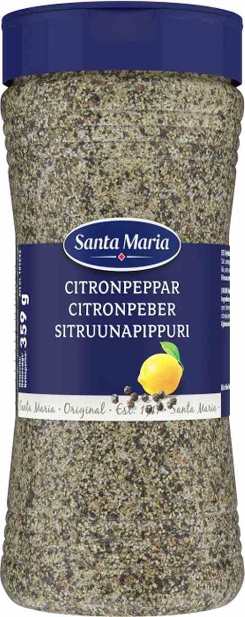 Bilde av Santa Maria sitronpepper 359 gr. Bilde av Santa Maria sitronpepper 359 gr.