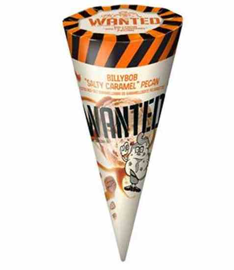 Bilde av Diplom-is wanted caramel and pecan cone. Bilde av Diplom-is wanted caramel and pecan cone.