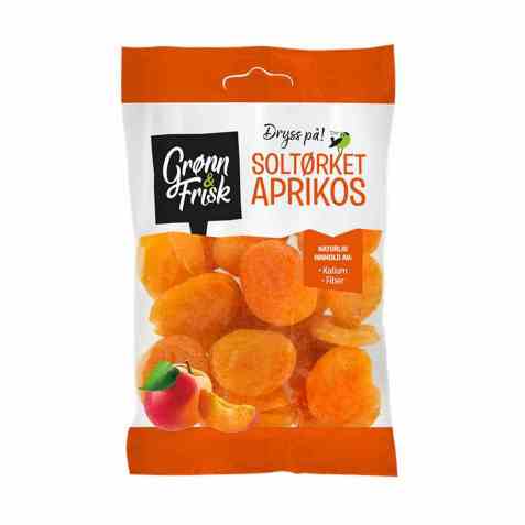 Bilde av Grønn og frisk soltørket aprikos. Bilde av Grønn og frisk soltørket aprikos.