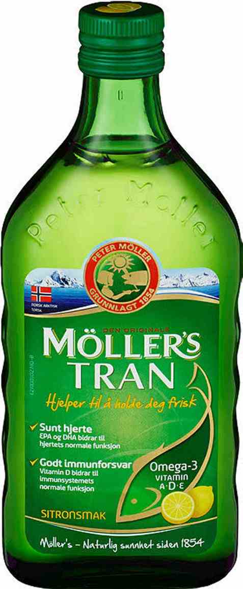 Bilde av Møllers Tran sitron 500 ml. Bilde av Møllers Tran sitron 500 ml.