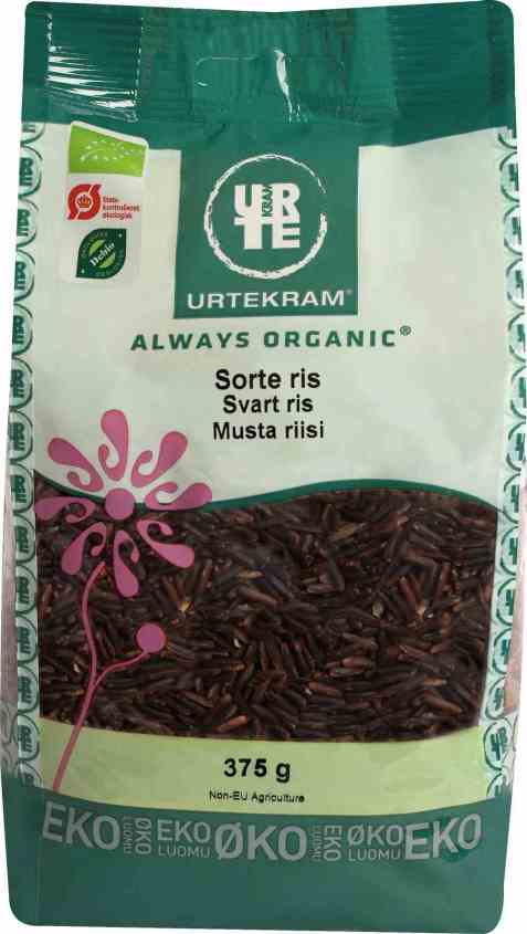 Bilde av Urtekram svarte ris 375 gr. Bilde av Urtekram svarte ris 375 gr.